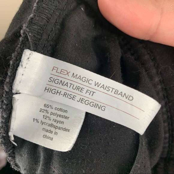 Lane Bryant Black Hi-Rise Signature Fit Jeggings size 22 - Picture 8 of 8